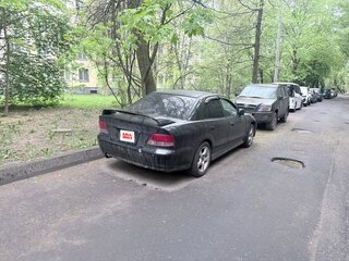2000 Mitsubishi Galant VIII Рестайлинг, чёрный, 320000 рублей, вид 3