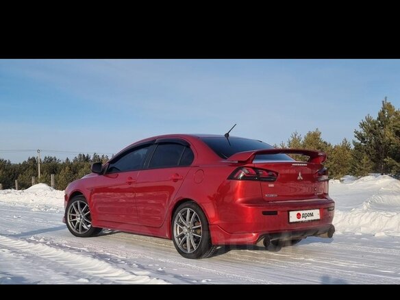 2008 Mitsubishi Lancer X, красный, 1180000 рублей - вид 14