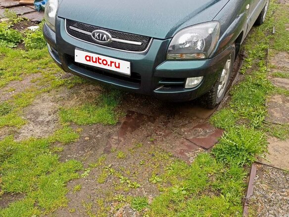 2008 Kia Sportage II, зелёный, 850000 рублей