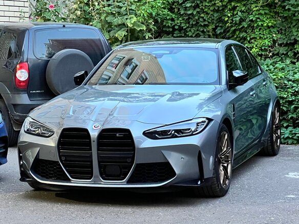 2022 BMW M3 Competition Package VI (G80), серый, 11990000 рублей - вид 8