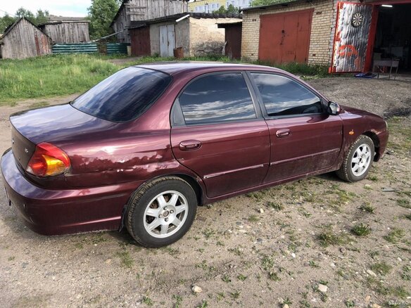 2008 Kia Spectra I Рестайлинг 2, красный, 290000 рублей - вид 8