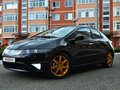 2008 Honda Civic VIII, чёрный - вид 2