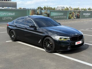 2020 BMW 5 серии 530i VII (G30/G31/G38), чёрный, 3900000 рублей, вид 2