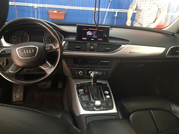 2011 Audi A6 IV (C7), чёрный - вид 1