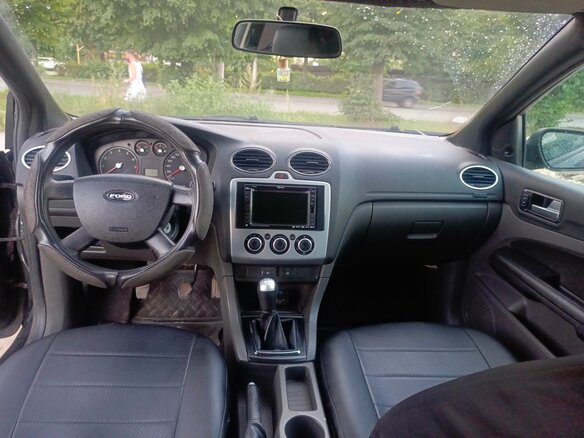 2005 Ford Focus II, чёрный, 330000 рублей - вид 8