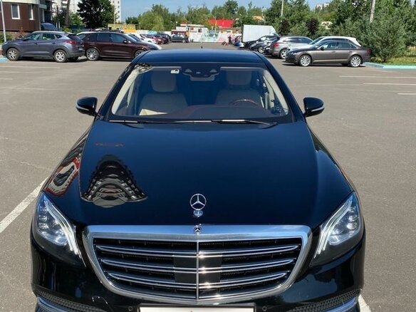 2017 Mercedes-Benz S-Класс 560 Long VI (W222, C217) Рестайлинг, чёрный, 4500000 рублей
