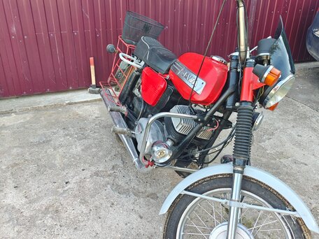 1983 Jawa 350/634, красный, 200000 рублей, вид 2