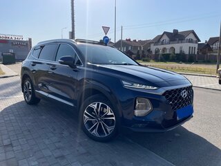 2020 Hyundai Santa Fe IV, синий, 3250000 рублей, вид 2