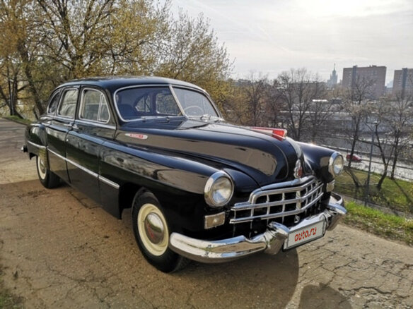 1956 ГАЗ 12 ЗИМ, чёрный - вид 2