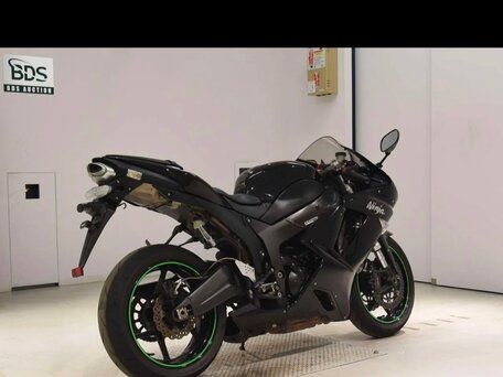 2008 Kawasaki ZX-6R Ninja, чёрный, 550000 рублей, вид 4