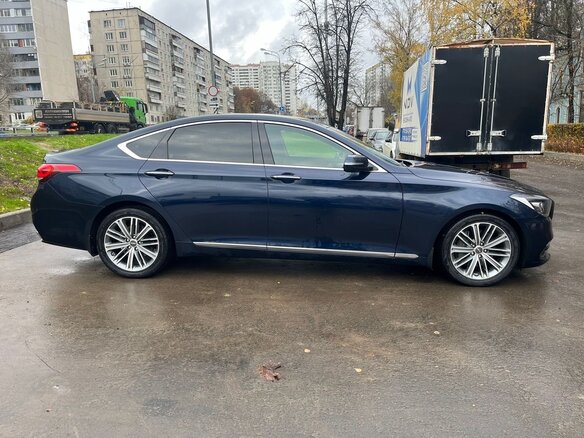 2019 Genesis G80 I, синий, 2300000 рублей - вид 7
