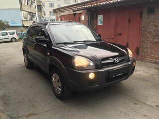 2008 Hyundai Tucson I, чёрный, 989000 рублей, вид 3