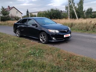 2012 Toyota Camry US Market VII (XV50), чёрный, 1670000 рублей, вид 2