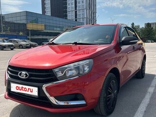2016 Lada (ВАЗ) Vesta I, красный, 820000 рублей, вид 1