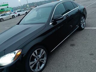 2017 Mercedes-Benz C-Класс 300 9G-TRONIC IV (W205), чёрный, 2672156 рублей, вид 4