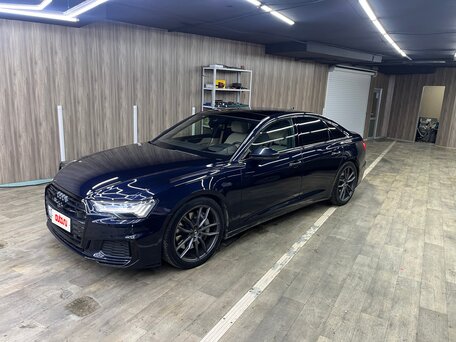 2018 Audi A6 55 TFSI V (C8), синий, 4370000 рублей, вид 1