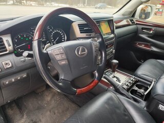 2015 Lexus LX 570 III Рестайлинг, белый, 5300000 рублей, вид 5
