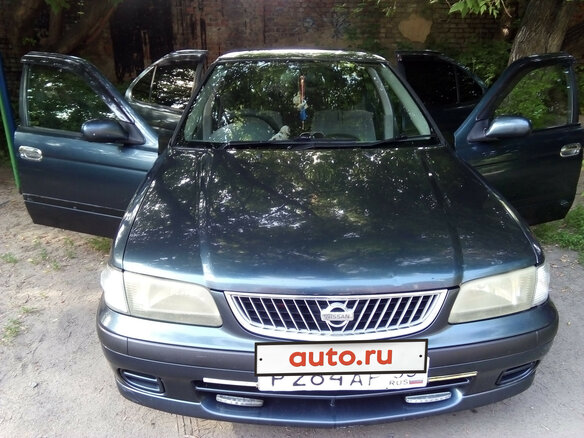 2001 Nissan Sunny B15, синий, 400000 рублей - вид 1
