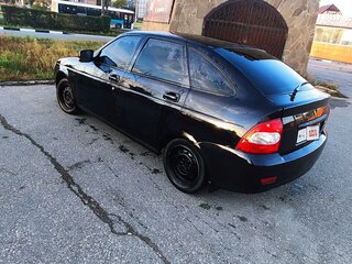 2008 Lada (ВАЗ) Priora I, чёрный, 395000 рублей, вид 4