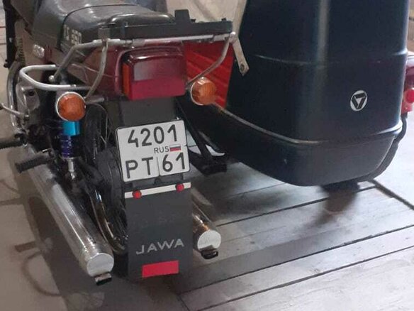 1987 Jawa 350/638, красный, 300000 рублей - вид 2