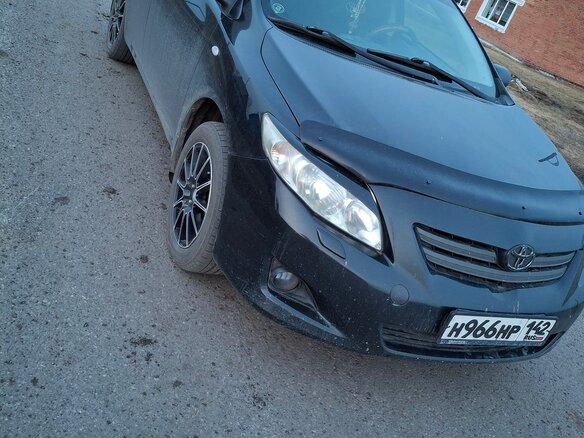 2007 Toyota Corolla X (E140, E150), чёрный, 830000 рублей - вид 1