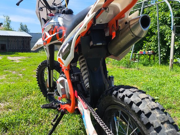 2022 Kayo Basic TT125EM, белый, 75000 рублей - вид 12