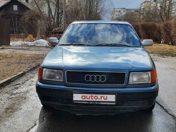 1993 Audi 100 IV (C4), синий, 160000 рублей