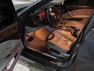 2008 BMW 5 серии 528i V (E60/E61) Рестайлинг, серый, 730000 рублей, вид 4