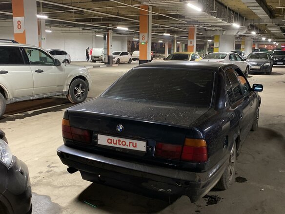 1993 BMW 5 серии 525i III (E34), синий - вид 5