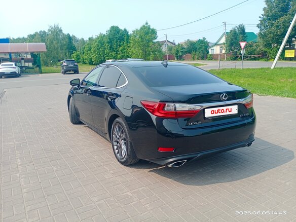 2017 Lexus ES 250 VI Рестайлинг, чёрный - вид 7