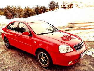 2007 Chevrolet Lacetti I, красный, 390000 рублей, вид 1