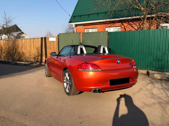 2013 BMW Z4 20i II (E89) Рестайлинг, оранжевый - вид 9