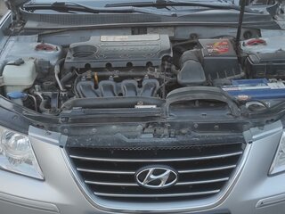 2008 Hyundai Sonata V (NF) Рестайлинг, серебристый, 1200000 рублей, вид 2