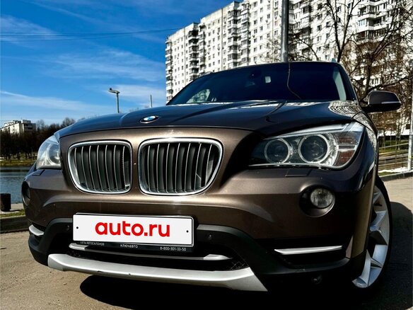 2012 BMW X1 20i I (E84) Рестайлинг, коричневый, 1350000 рублей - вид 6