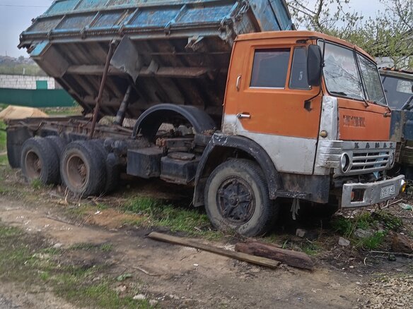 1987 КамАЗ 55102, оранжевый, 300000 рублей - вид 4