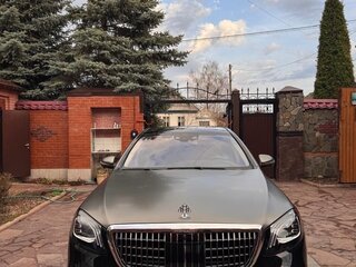 2017 Mercedes-Benz Maybach S-Класс 500 I (X222), чёрный, 7600000 рублей, вид 2