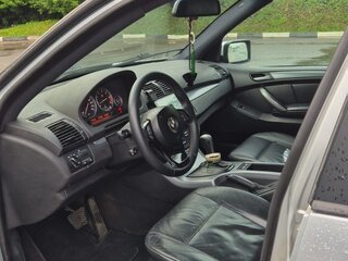 2004 BMW X5 3.0i I (E53) Рестайлинг, серебристый, 1300000 рублей, вид 4