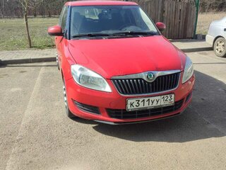 2012 Skoda Fabia II Рестайлинг, красный, 540000 рублей, вид 1