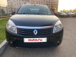 2013 Renault Sandero I, чёрный, 490000 рублей, вид 1