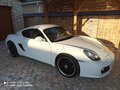 2009 Porsche Cayman I (987) Рестайлинг, белый