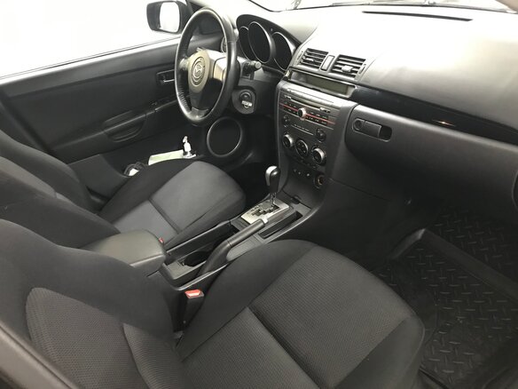 2008 Mazda 3 I (BK) Рестайлинг, чёрный - вид 5