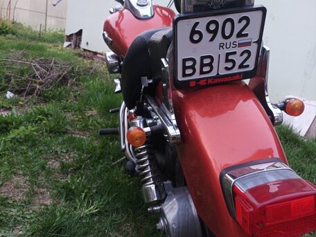 1994 Kawasaki VN1500 Vulcan, оранжевый, 365000 рублей, вид 4