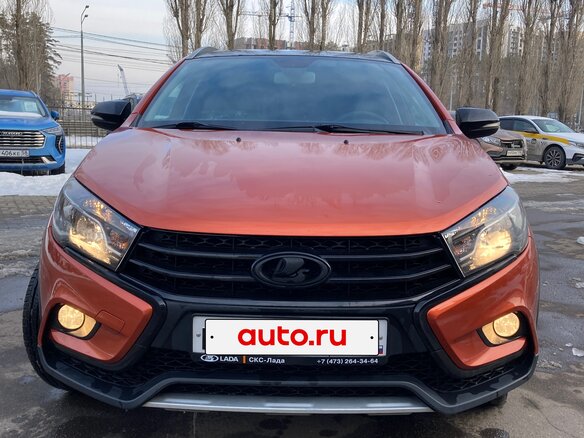 2018 Lada (ВАЗ) Vesta SW I, оранжевый, 990000 рублей - вид 1