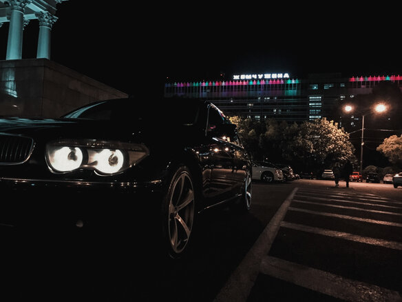 2004 BMW 7 серии 745i IV (E65/E66), чёрный - вид 15