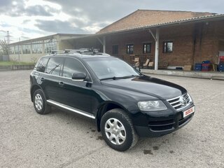 2006 Volkswagen Touareg I, чёрный, 1150000 рублей, вид 4
