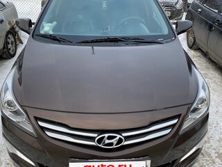 2015 Hyundai Solaris I Рестайлинг, коричневый, 1100000 рублей, вид 4