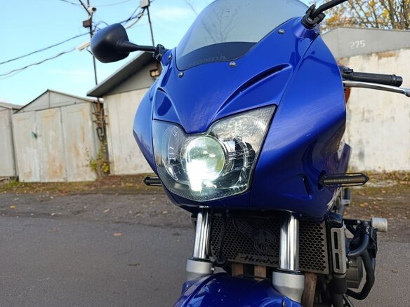2001 Honda CB 600S, синий, 420000 рублей - вид 13