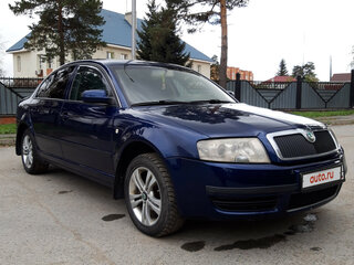 2006 Skoda Superb I Рестайлинг, синий, 750000 рублей, вид 4