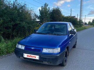 2002 Lada (ВАЗ) 2110, синий, 95000 рублей, вид 4