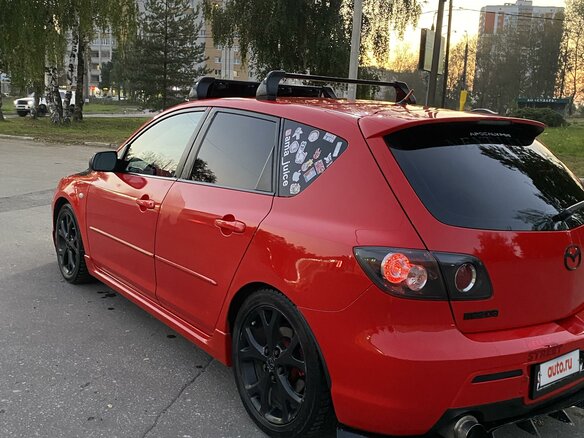 2007 Mazda 3 I (BK) Рестайлинг, красный, 720000 рублей - вид 2